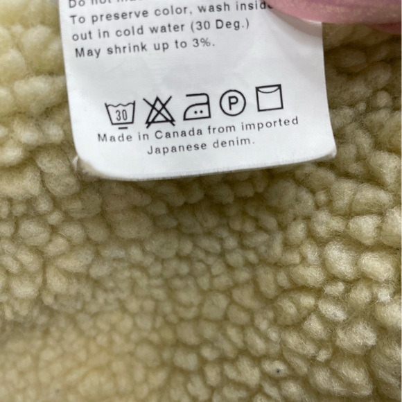 Naked & Famous Sherpa Japanese Denim Jacket - Picture 10 of 15